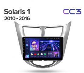 Головное устройство Teyes CC3 6/128 Hyundai Solaris 2010-2016